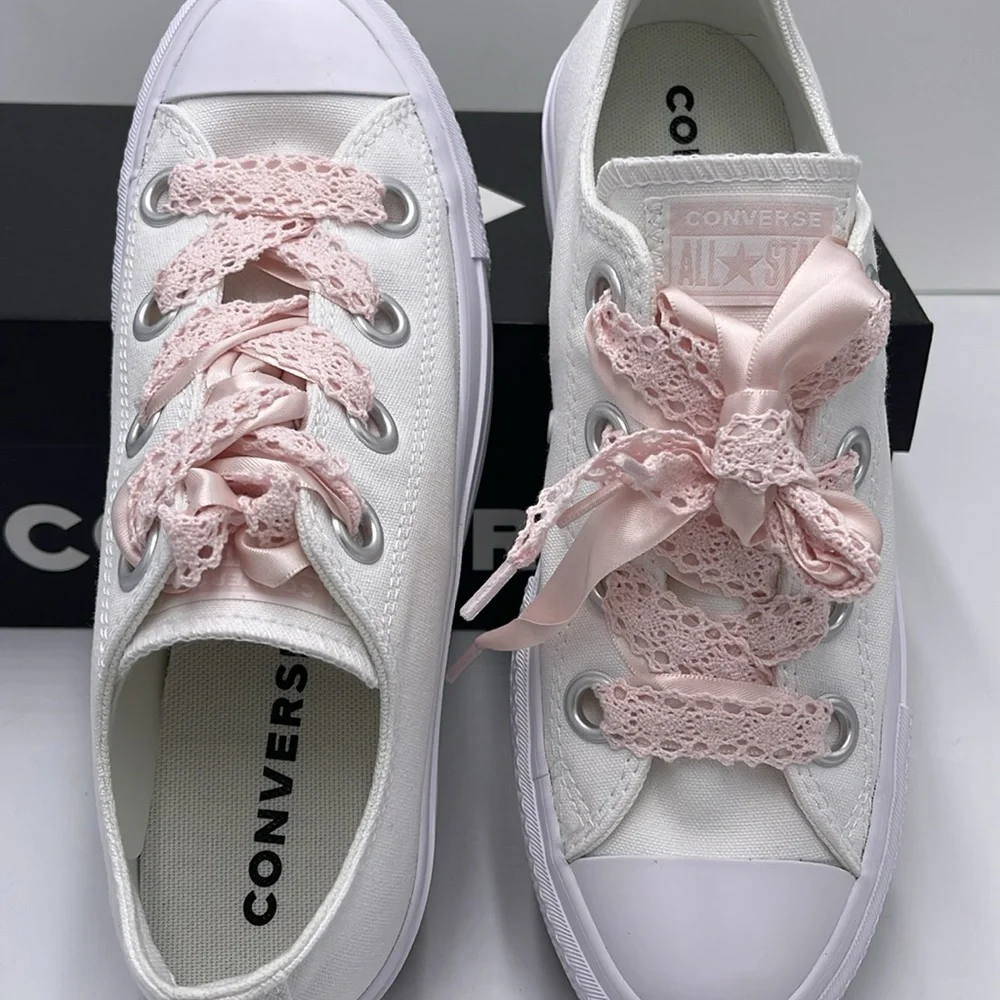 Converse WMNS A14830C CTAS LIFT OX
WHITE/WHITE/BLUSH HUSH Platforms Sneakers - Picture 12 of 16